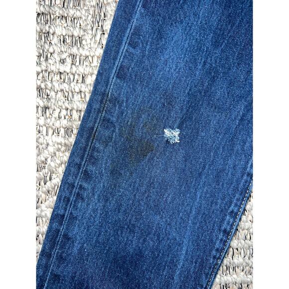 Levi’s Premium 501 ‘93 Men’s Size 29x30 Dark Wash Straight Leg Button Fly - Picture 4 of 10